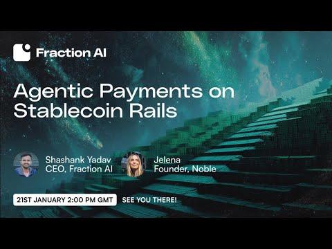 Agentic Payments on Stablecoin Rails, with our CEO Shashank Yadav and Jelena Noble